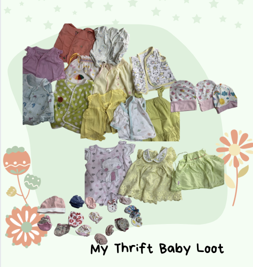 Preloved baby girl set (0-3 months)